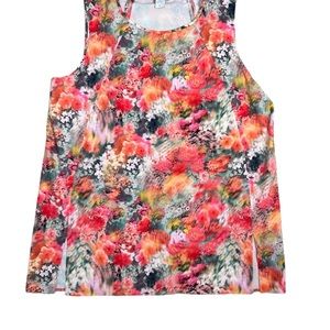 Athleta Refined Zephyr Tank In Renewed Bloom Size Medium  [305]